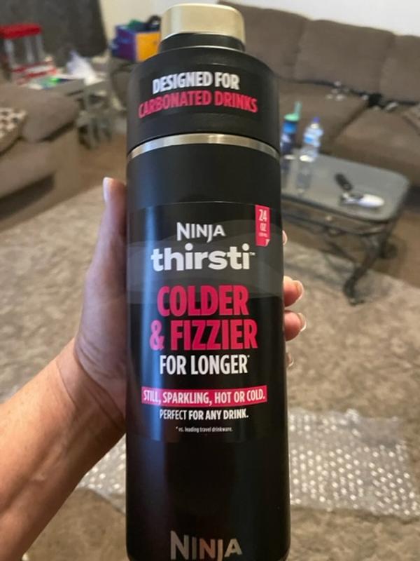 Ninja Thirsti 24oz. Travel Bottle, Black