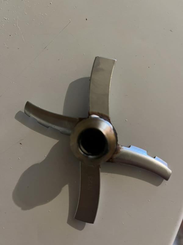 port in blade that is stripped