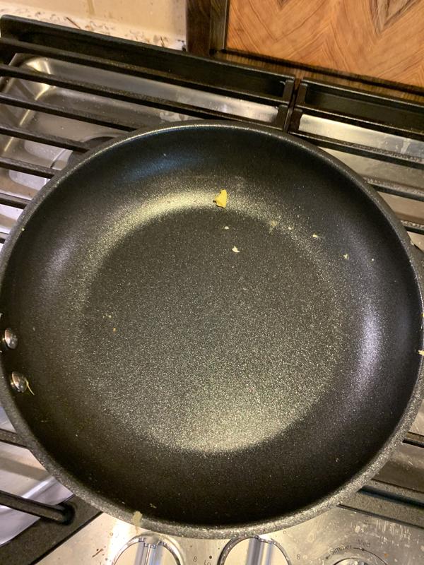 Pan after dumping the eggs into a bowl!