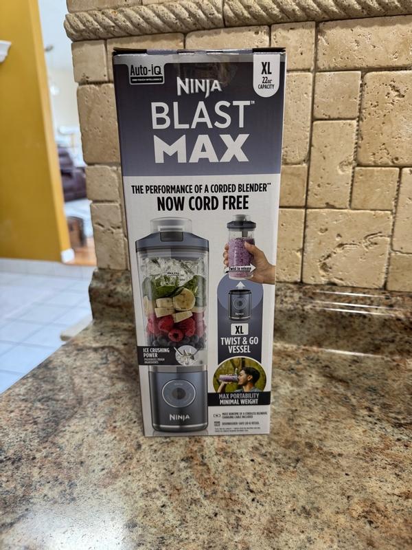 Ninja Blast™ Max Cordless Portable Blender Platinum Silver