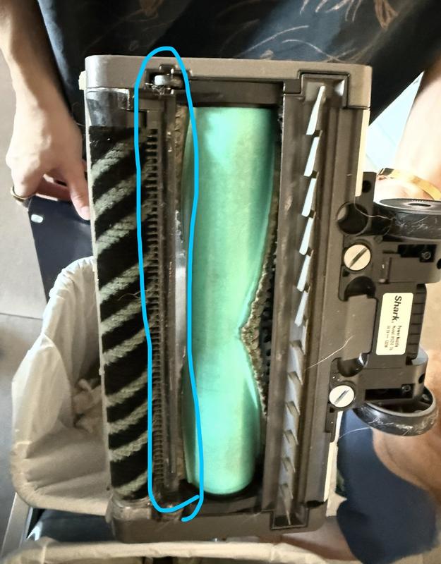 Hair gets stuck in comb and doesn’t self clean