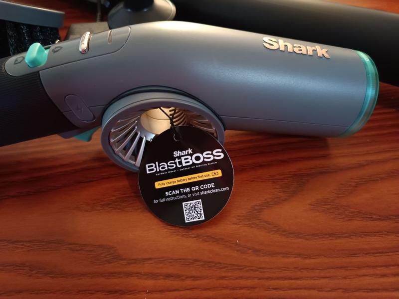 Shark BlastBoss™ Air Blower with BlastBroom™ in Charcoal | SharkNinja