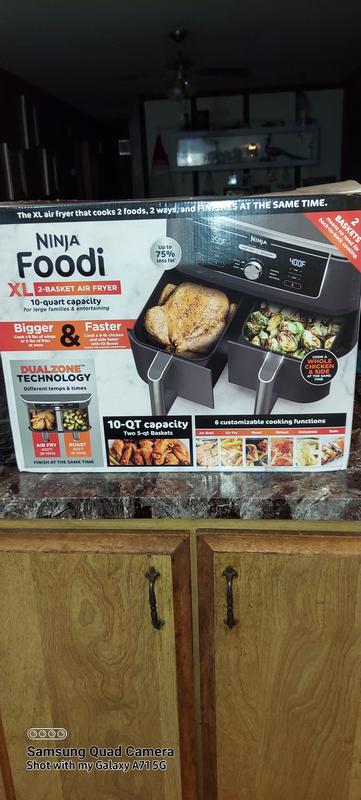 Ninja Foodi XL 10-QT Dual Air Fryer | DualZone