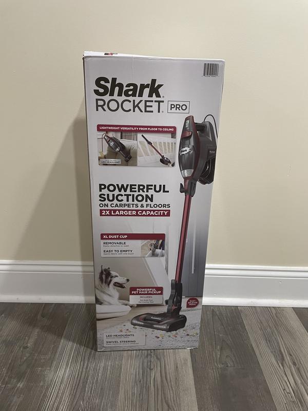 shark rocket truepet ultra light stick vacuum blue jean