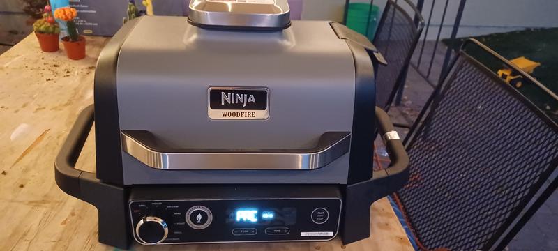 NINJA Woodfire Outdoor Grill & Smoker, 7-in-1 Master Grill, BBQ Smoker and  Air Fryer in Gray OG701 - The Home Depot