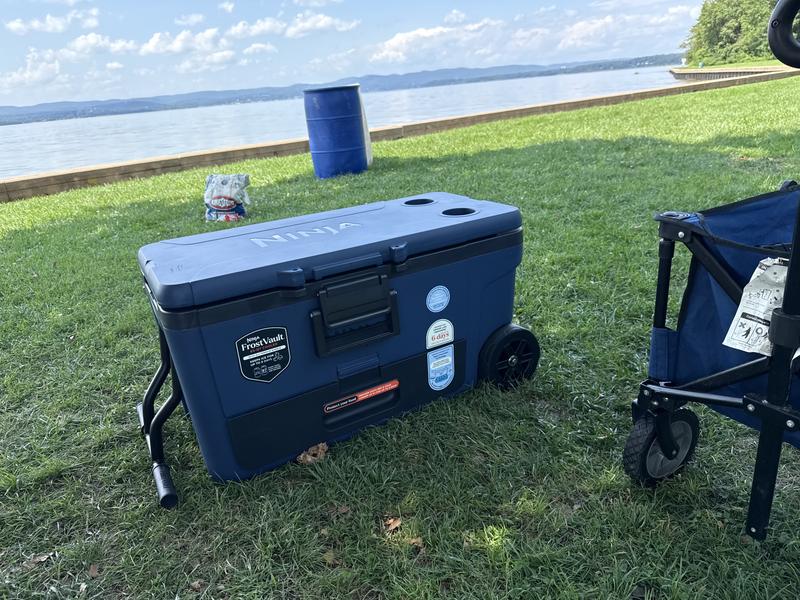 Ninja FrostVault™ 65qt Cooler with Wheels in Navy Blue | SharkNinja