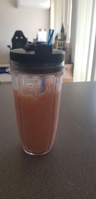 Choc smoothie and fruit smoothie