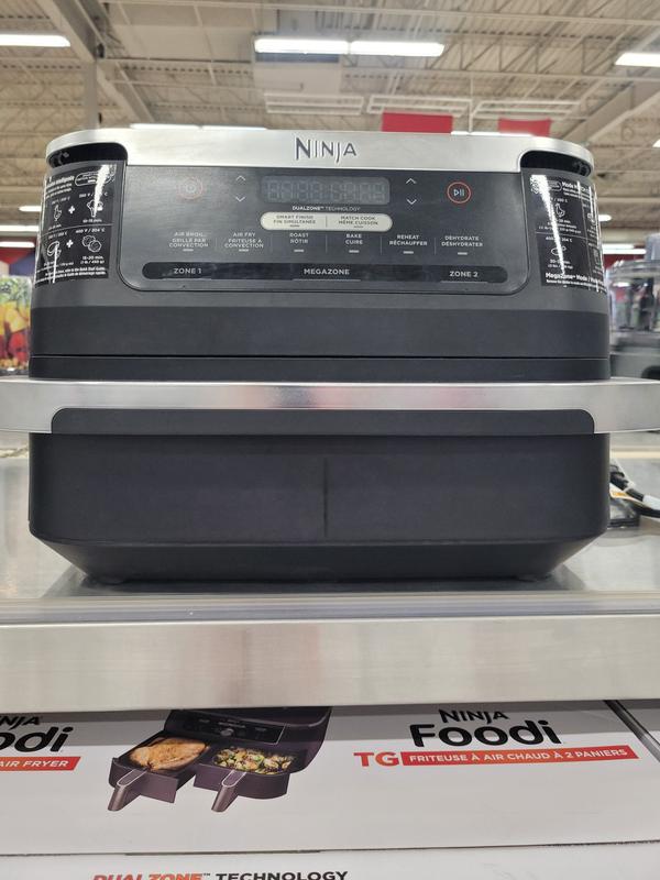 Ninja Foodi DualZone FlexBasket Air Fryer with 7-Quart MegaZone