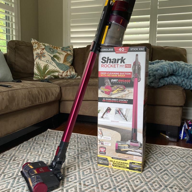 Shark® Rocket® Pet Pro Cordless Stick Vacuum Customer Reviews Bed