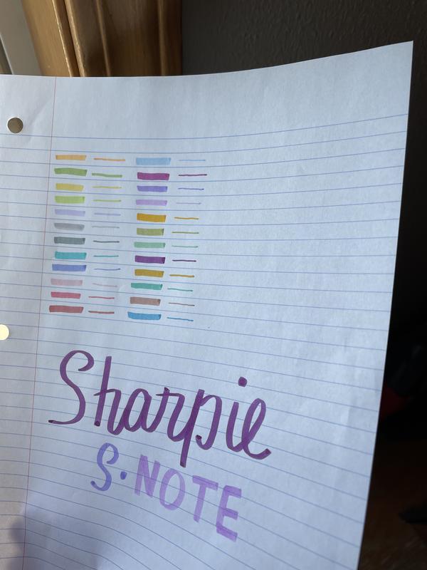 Sharpie S-Note Creative Markers, Chisel Tip