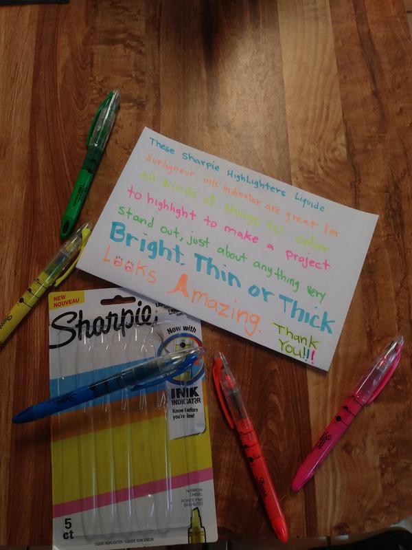 Sharpie Pen-Style Liquid Highlighters, Chisel Tip, 10 Assorted Colors, #MMSHCA10