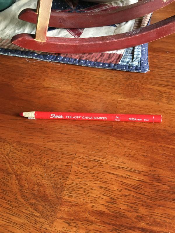 Sharpie Peel-Off China Marker 169T Red, 2 Markers per Order (02059)