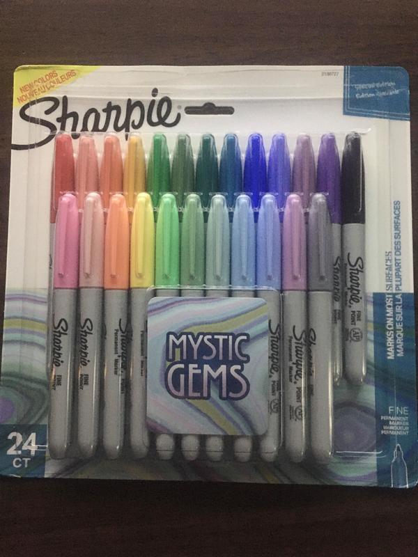 Sharpie Mystic Gems Ultra Fine Pt 5Ct Assorted Colors