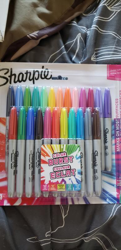 Sharpie Coloring Kit with Permanent Markers, Art Pens and Coloring