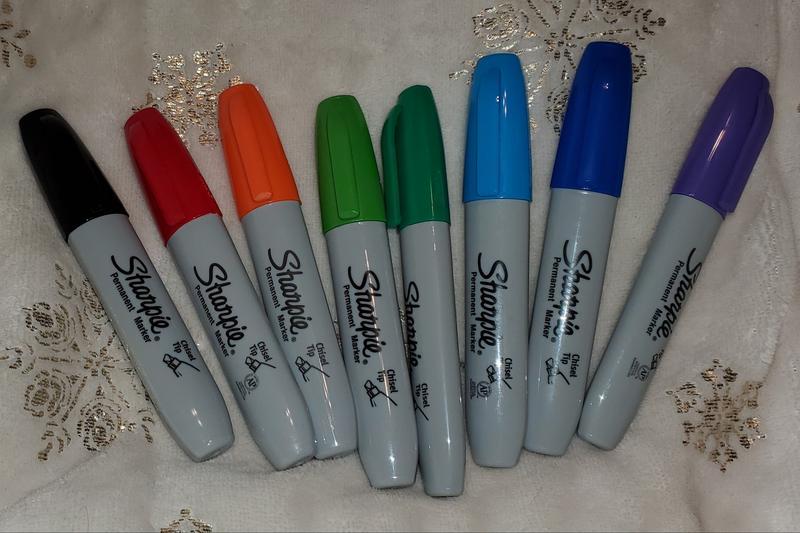 Sharpie Permanent Markers, Chisel Tip, Assorted Colors - 8 markers