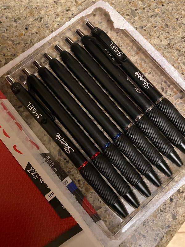Sharpie 2096174 S-Gel Assorted Ink with Black Barrel 0.7mm Retractable Gel  Pen - 4/Pack