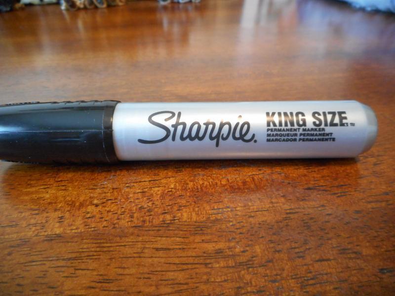 Sharpie King Size Permanent Marker Chisel Tip Red Dozen