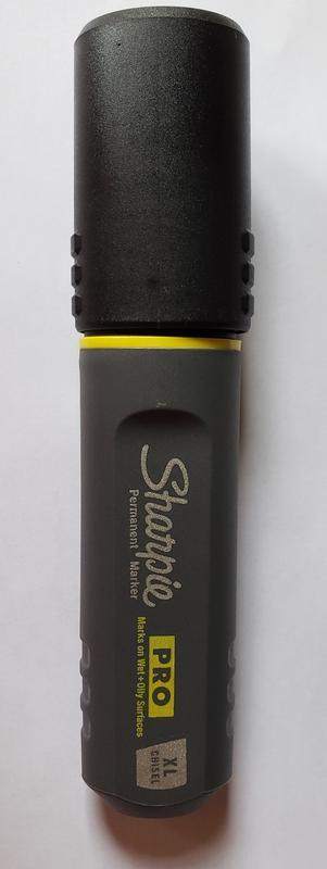 Sharpie X-Large Pro Chisel Point Black Permanent Magic Marker Wet