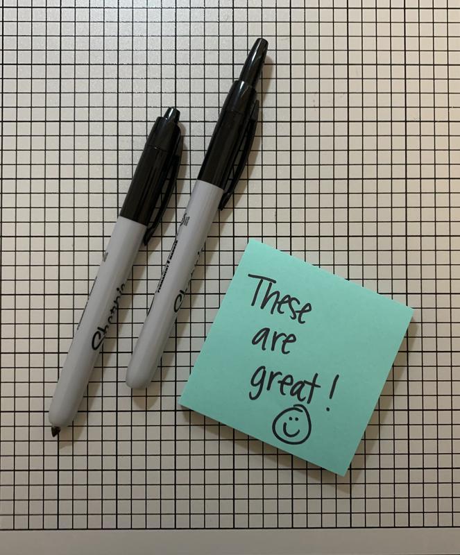 Sharpie Retractable Pen, Fine Point, Black, 3-Count – Simplify Bio