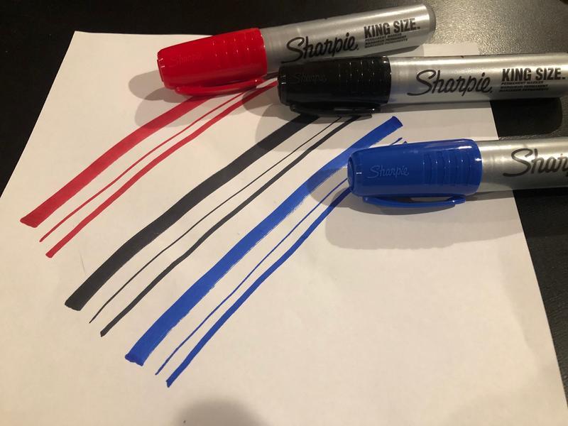 Sharpie Pro King Size Blue Chisel Tip Marker