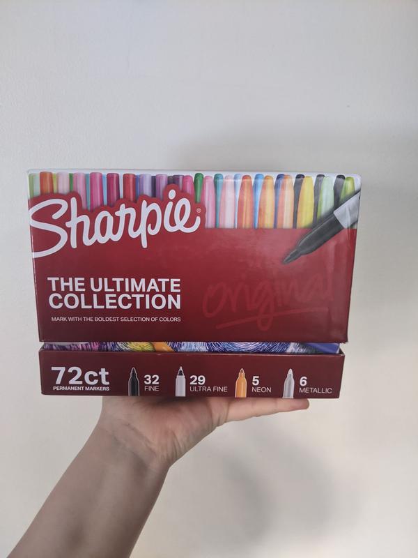 Sharpie The Ultimate Collection Permanent Markers, Assorted Tips, Assorted  Colors, 72/Pack (1983254)