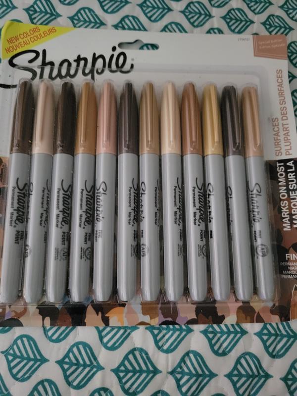 Sharpie Portrait Colors Fine Point Permanent Marker 12-Color Set