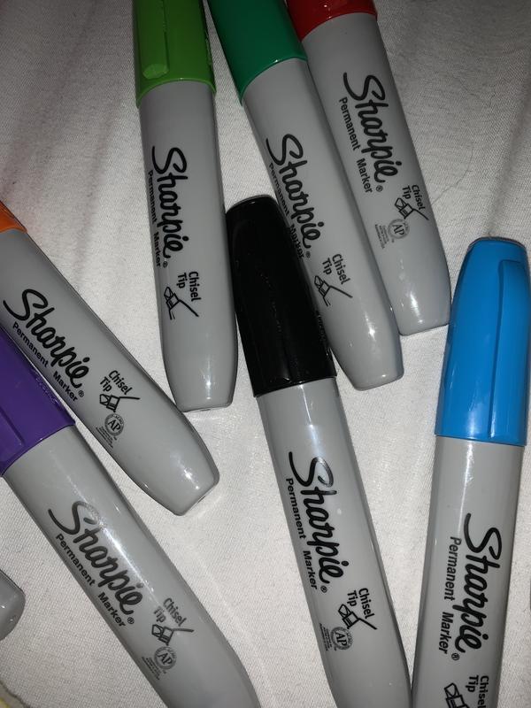 Sharpie Permanent Markers, Chisel Tip