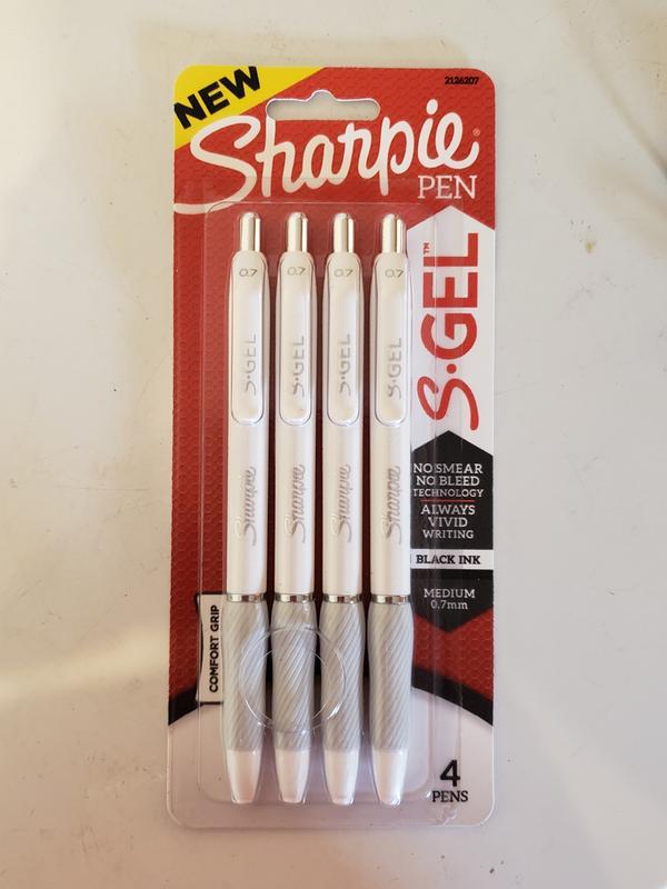  SHARPIE S-Gel, Gel Pens, Medium Point (0.7mm), Frost