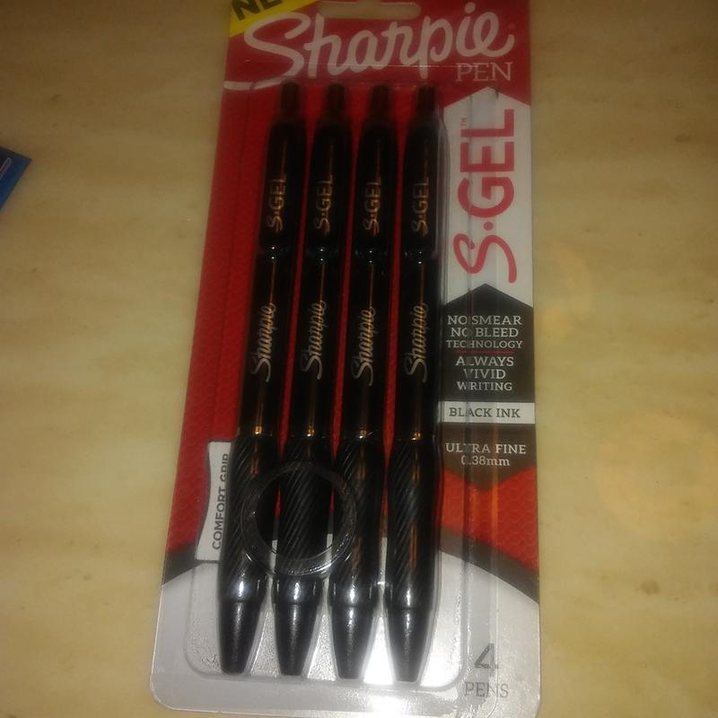 XIZE SH Ultra Fine Point Gel Pens,Black Ink,0.38mm Ultra Fine Retractable  Rollerball Pens for Work Office School Supplies,6 Gel Pens+6 Refills