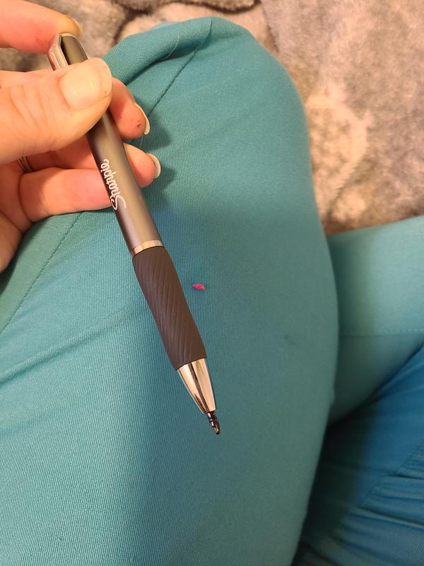 Sharpie S-Gel 0.7mm Gel Pen with Blue Ink in Gun Metal Grey 12 Pack
