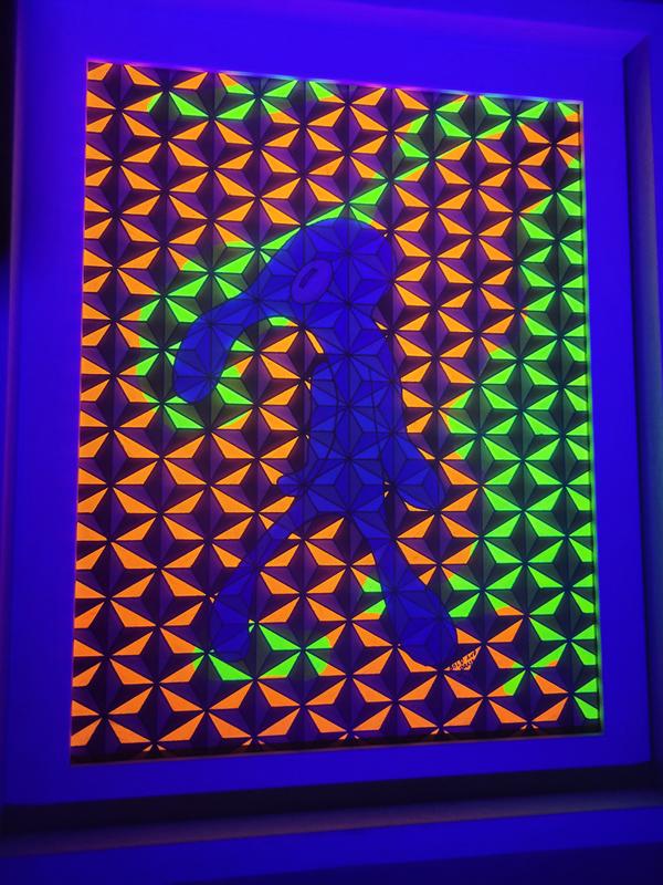 Bold And Brash under blacklight