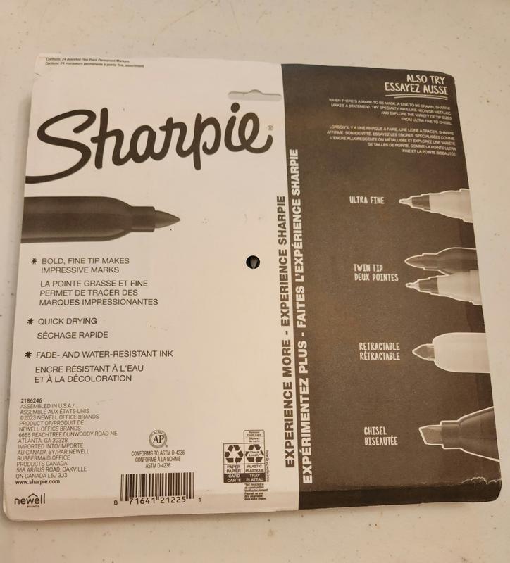 Sharpie Glam Pop Ultra Fine Permanent Markers 24/Pkg-Assorted 2185227 -  GettyCrafts