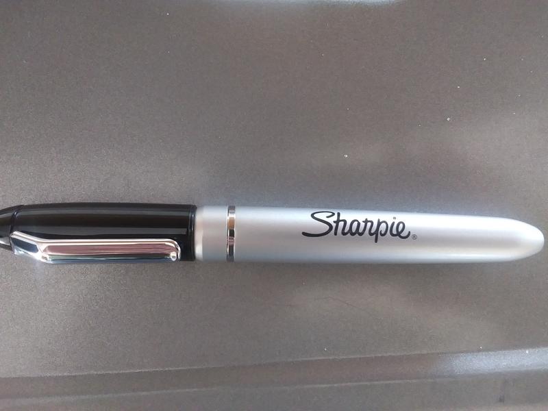 Sharpie 5ct Permanent Markers Fine Tip Stainless Steel Case Black