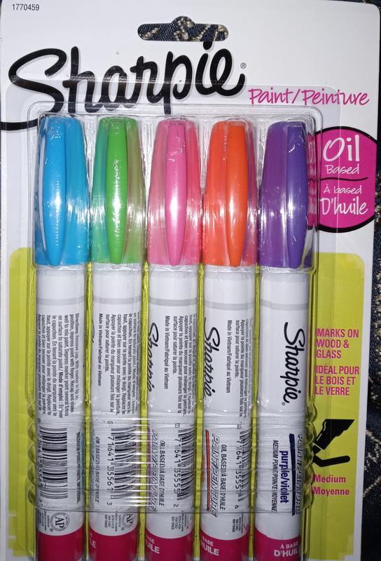 Sharpie Oil Based Paint Markers, Set of 6 Colors Medium Tip Illustration,  Drawing, Blending, Shading, Rendering, Arts, Crafts 