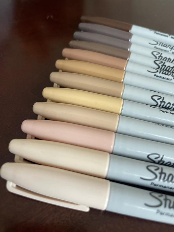 Sharpie Fine Point Permanent Markers - Portrait Colors, Set of 12