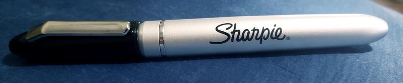 Great Value, Sharpie® Fine Tip Permanent Marker, Stainless Steel Single  Marker Case, Fine Bullet Tip, Black, 5/Pack by Sanford