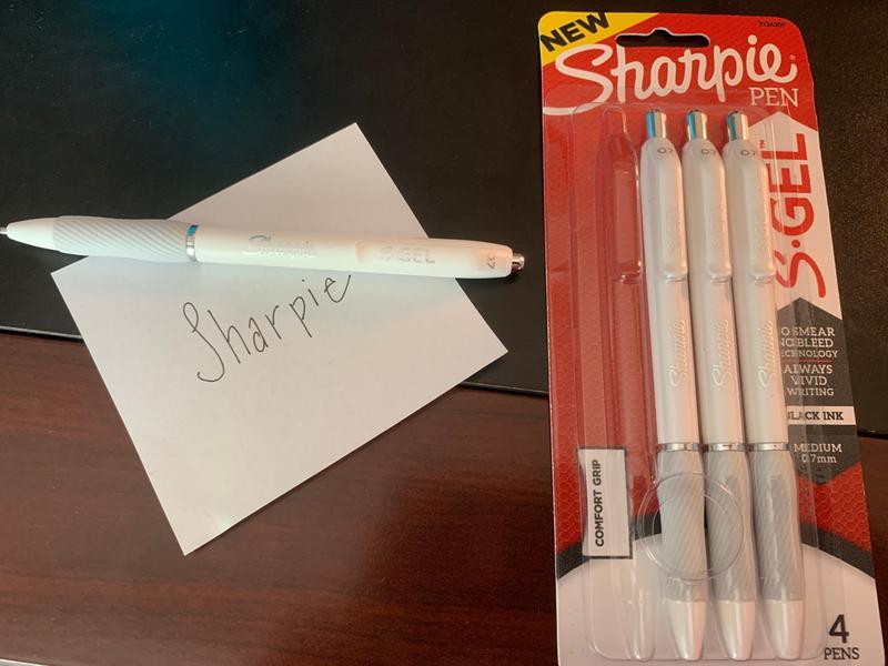 Sharpie S-Gel Pearl White Gel Pen 4ct 0.7MM