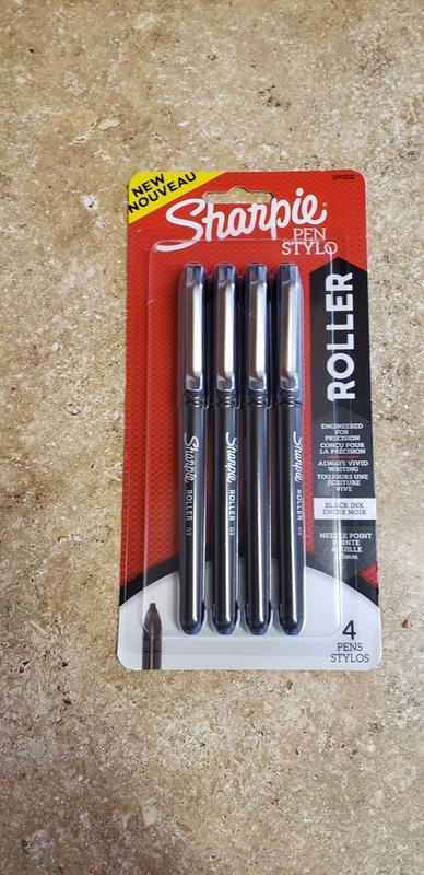Sharpie Rollerball Pen Needle Point 0.5mm Assorted Colors Pack Of 4 -  Office Depot
