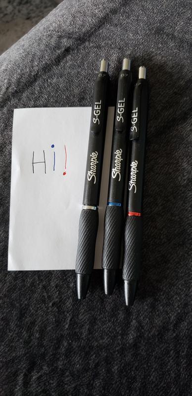 Bolígrafos de Gel Sharpie S-Gel Tinta Azul Gris .7mm