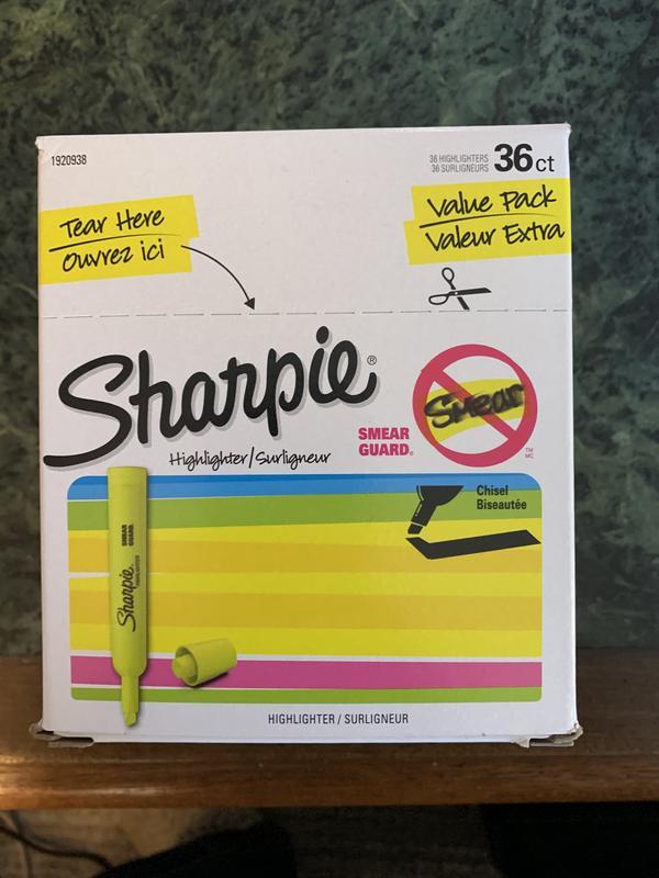 SHARPIE CLEARVIEW STICK YELLOW 2CT