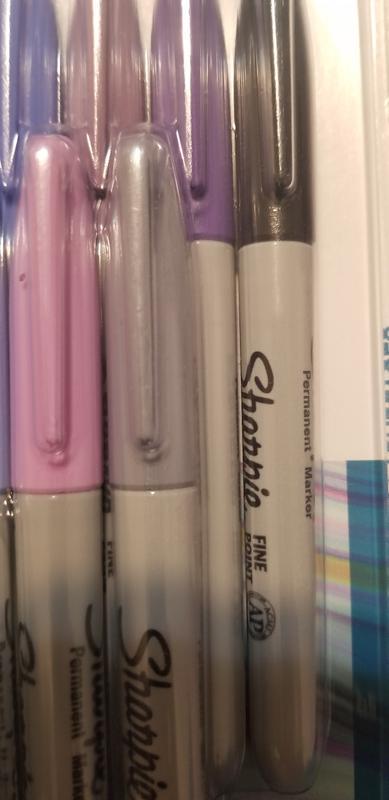 Sharpie Permanent Markers Assorted Tips 6ct