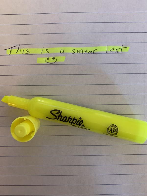 Sharpie SmearGuard Tank Style Highlighters - Broad Marker Point - Chisel  Marker Point Style - Yellow - Yellow Barrel