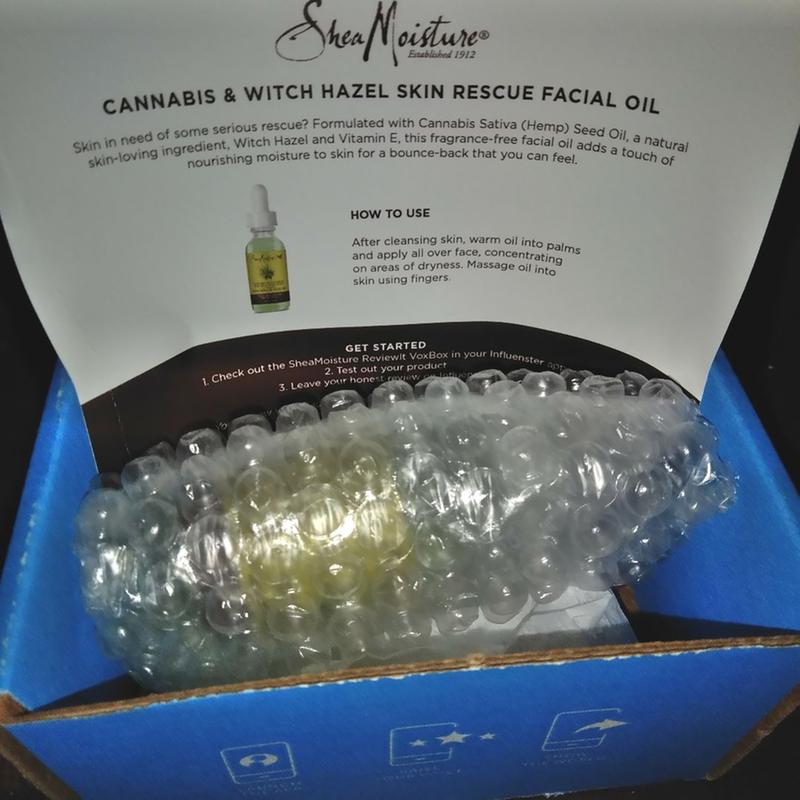 shea moisture skin rescue face oil