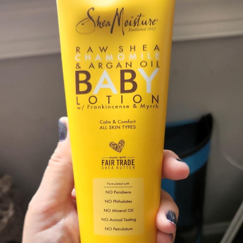 Sheamoisture raw shea chamomile & hot sale argan oil baby healing lotion