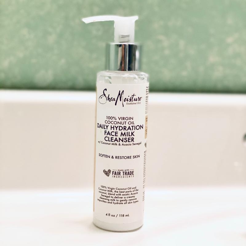 shea moisture face milk cleanser