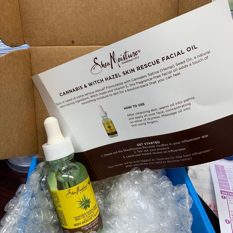 shea moisture skin rescue face oil
