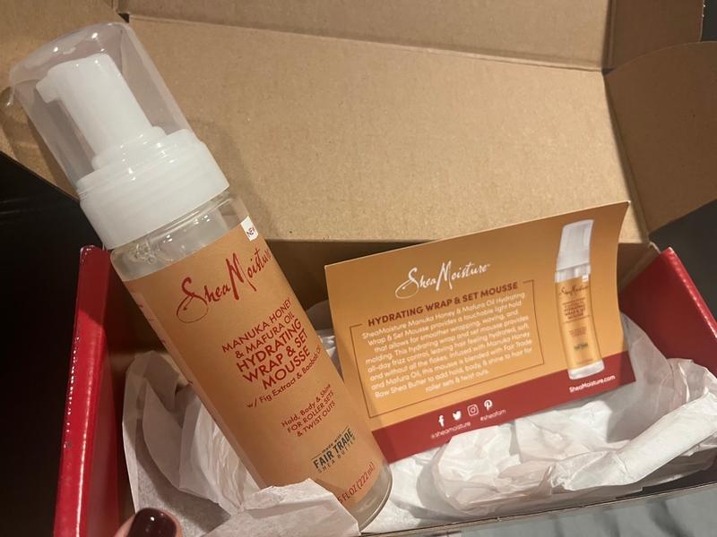 Shea Moisture Hydrating Wrap & Set Mousse Manuka Honey & Mafura