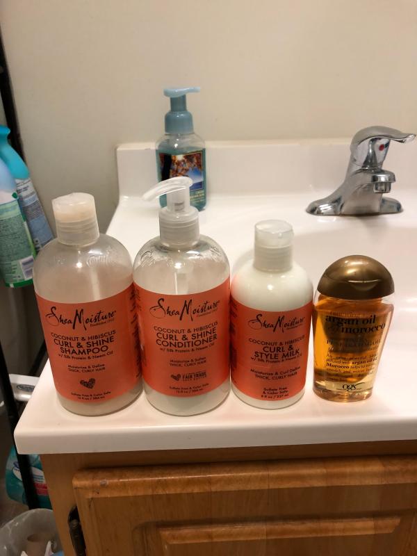 SheaMoisture Styling Aid Coconut & Hibiscus 8 OZ