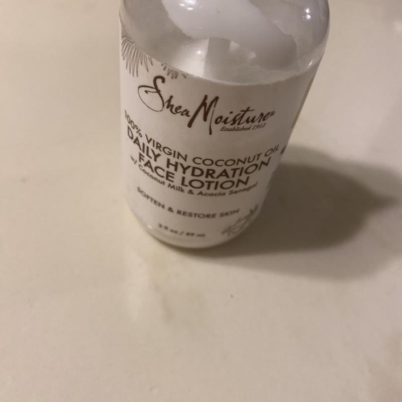 shea moisture 100 virgin coconut oil daily hydration face lotion