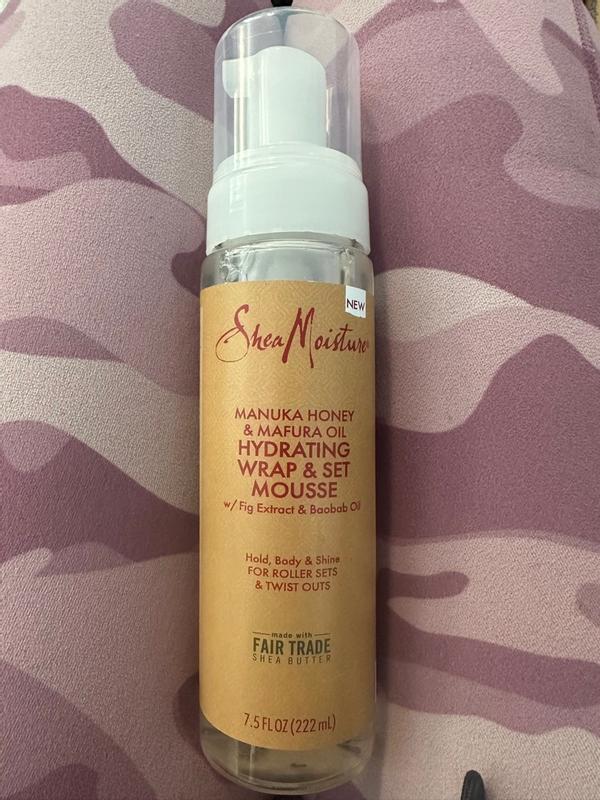 Shea Moisture Hydrating Wrap & Set Mousse Manuka Honey & Mafura